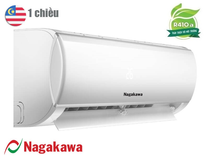 Điều hòa Nagakawa 24000 btu 1 chiều ga R410A 